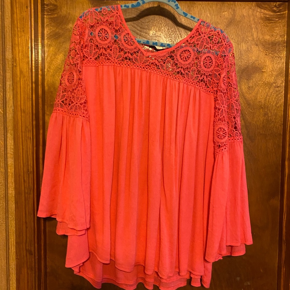 Lane Bryant Coral Top
